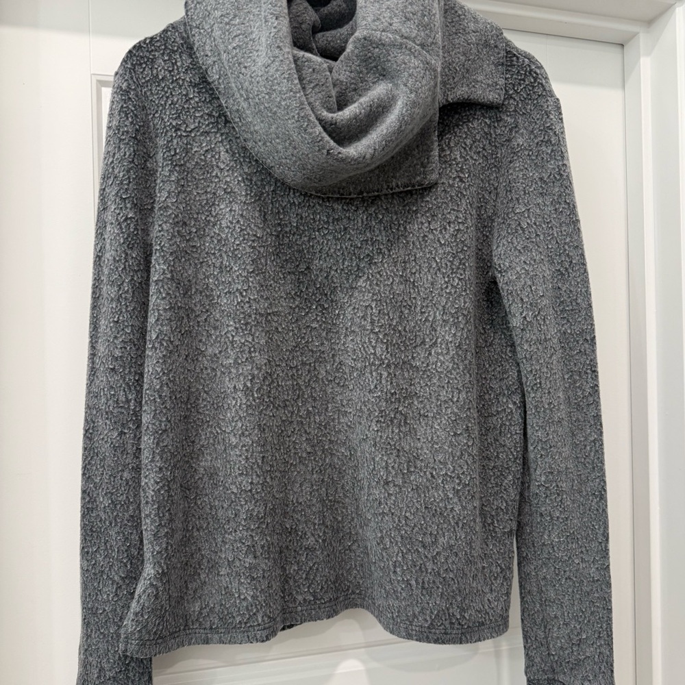 Project Social T Charcoal Cowl Neck Sweater